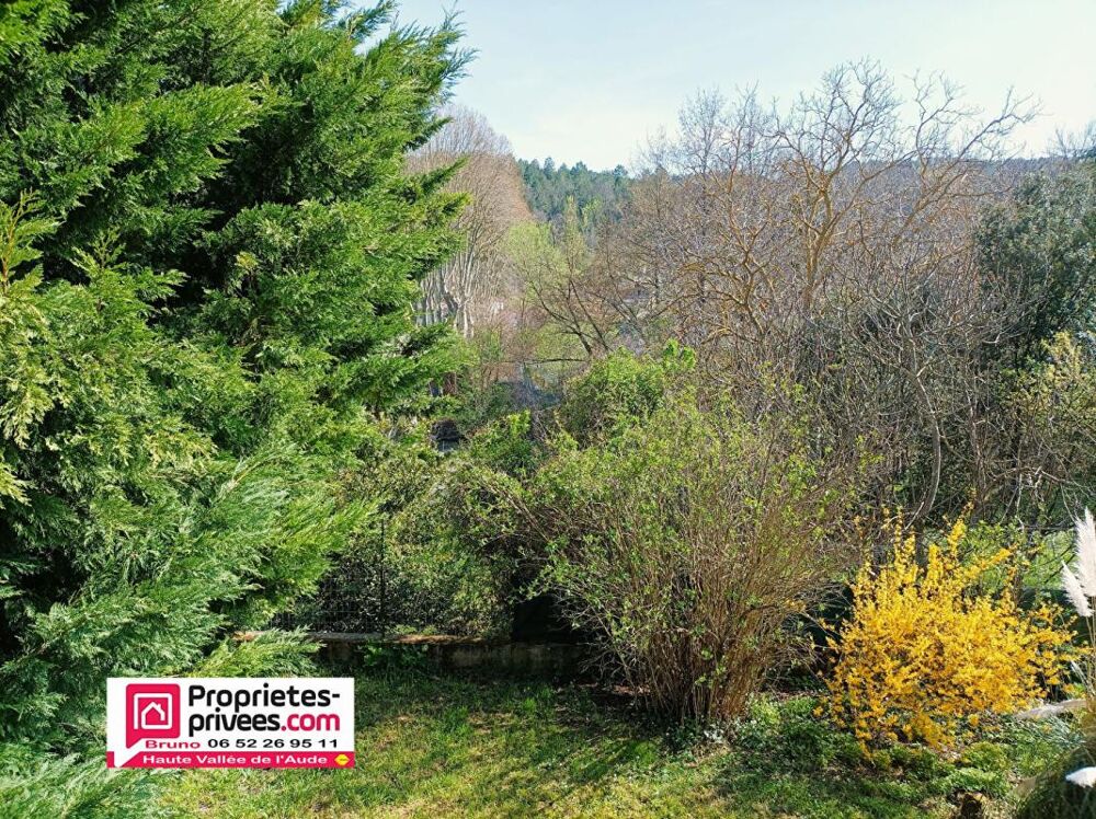 Maison Montazels 4 pièces avec garage et jardin vue sur l'Aude