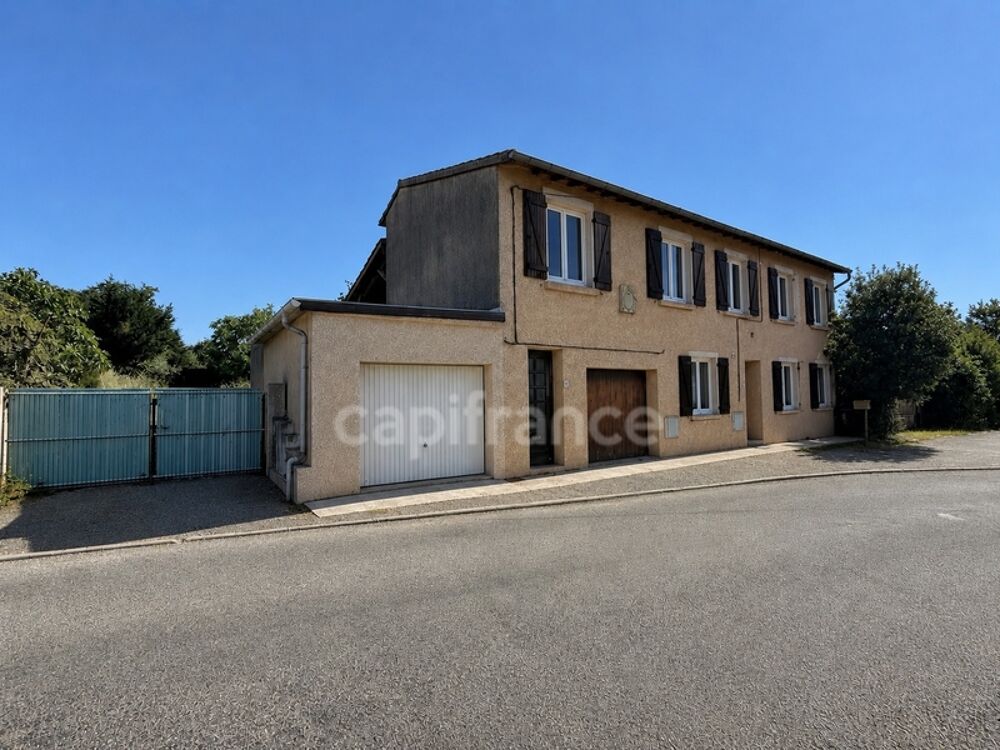 SAINT-HILAIRE  MAISON AVEC 2 LOGEMENTS INDÉPENDANTS, JARDIN PISCINABLE ET CONSTRUCTIBLE, 2 GARAGES