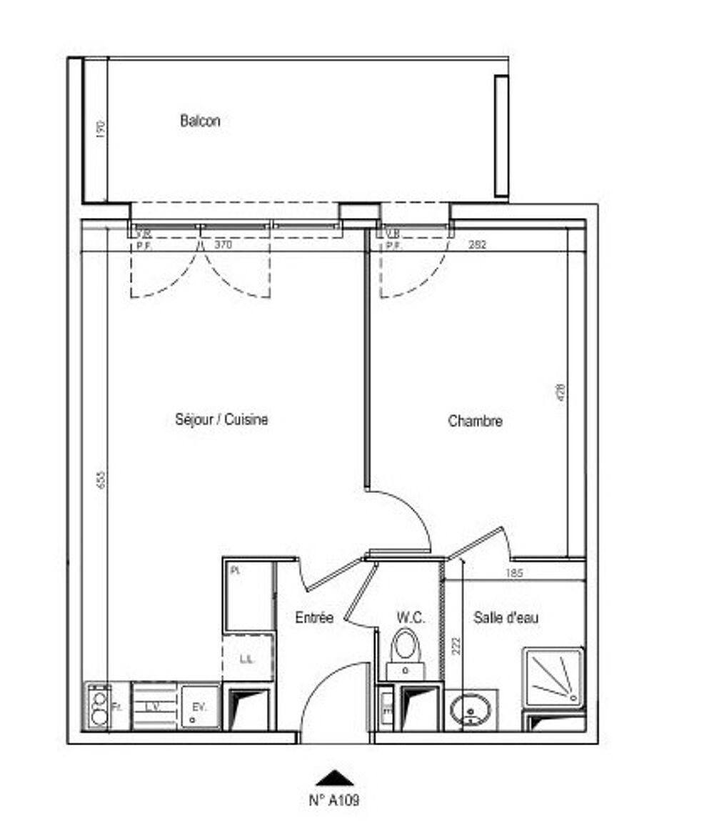 Location Appartement T2 avec parking et balcon à Blagnac Blagnac