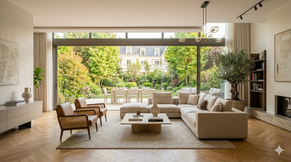 Vente Maison PUTEAUX CENTRE – Élégante maison familiale en pierre de taille avec jardin et parking Puteaux