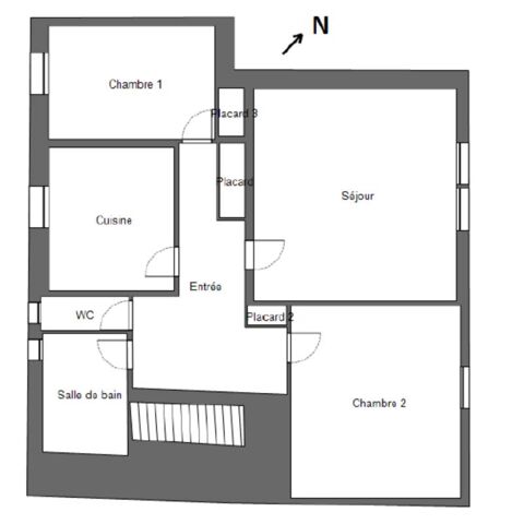   29520 Ch�teauneuf du Faou Appartement 2 chambres 77 m� proche tous commerces Appartement - 4 pi�ce(s) - 77 m�