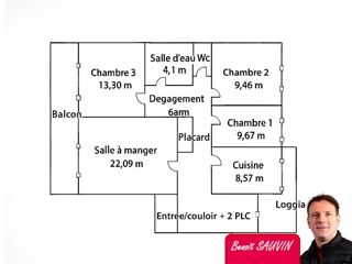  Appartement � vendre 4 pi�ces 90 m�