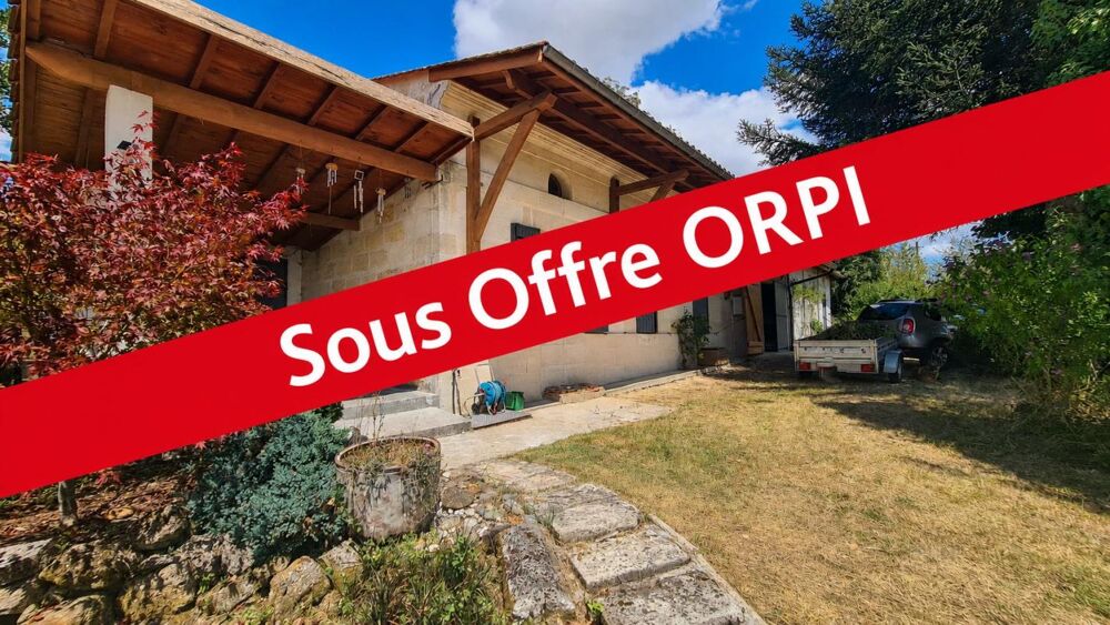 Maison en pierre à vendre sur Bourg avec joli jardin autour - Joli potentiel