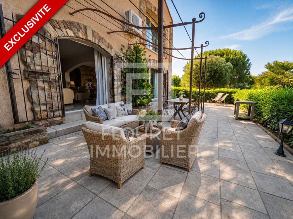 Vente Maison Mas catalan vue mer - 230 m² - 5 chambres - terrain 1,1 ha - potentiel locatif Argeles sur mer