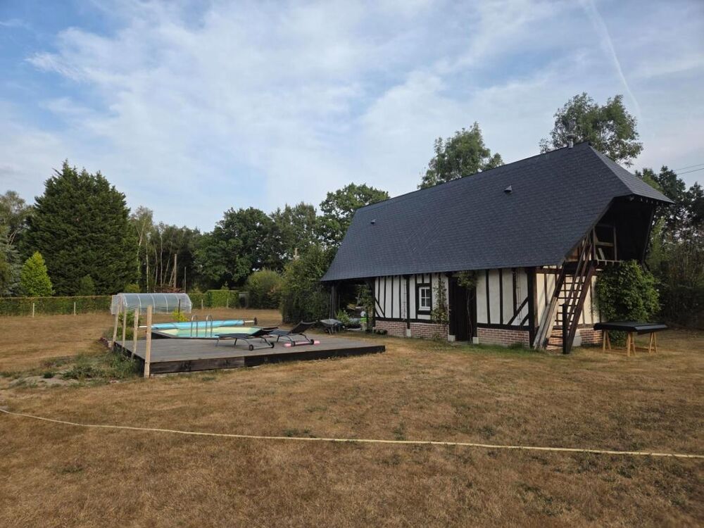 Vente Maison Maison de charme de 100 M2, 5 pièces 3 chambres avec une piscine et annexe sur un terrain de 4700 M2 à BONNEVILLE LA LOUVET (14) Bonneville la louvet
