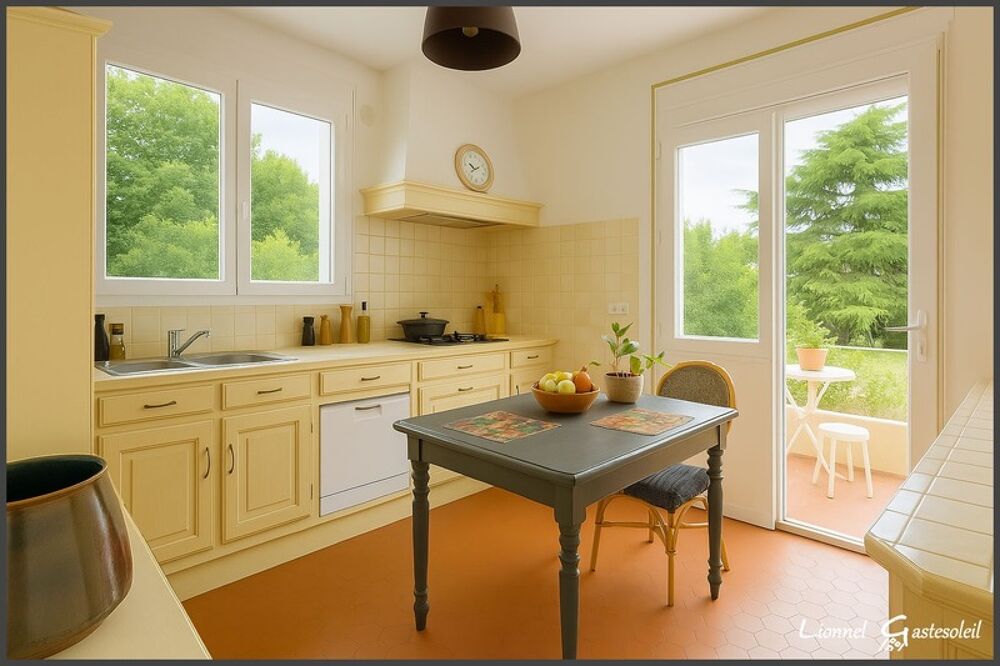 Maison familiale rénovée avec appartement indépendant proche de la Dordogne à vendre à PINEUILH (33)