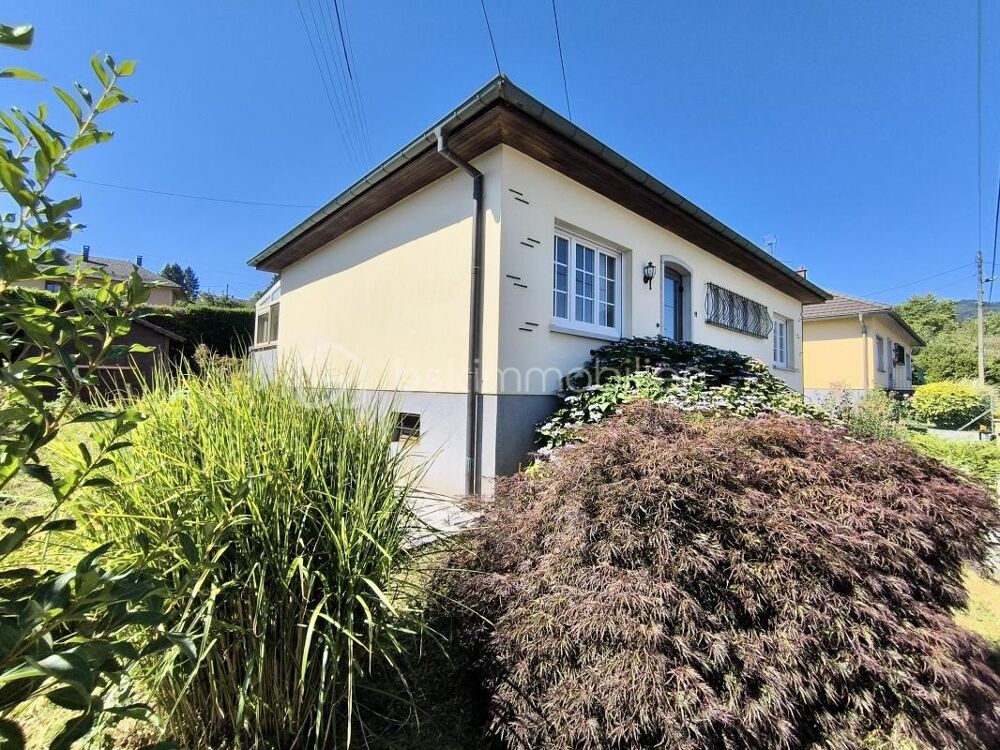 Vente Maison Maison individuelle de plain-pied 76 m2, 4 pièces, 2 chambres, terrain clôturé 3 ares 87 – Vue Montagnes Masevaux niederbruck
