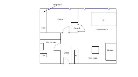  Appartement � louer 1 pi�ce 27 m�