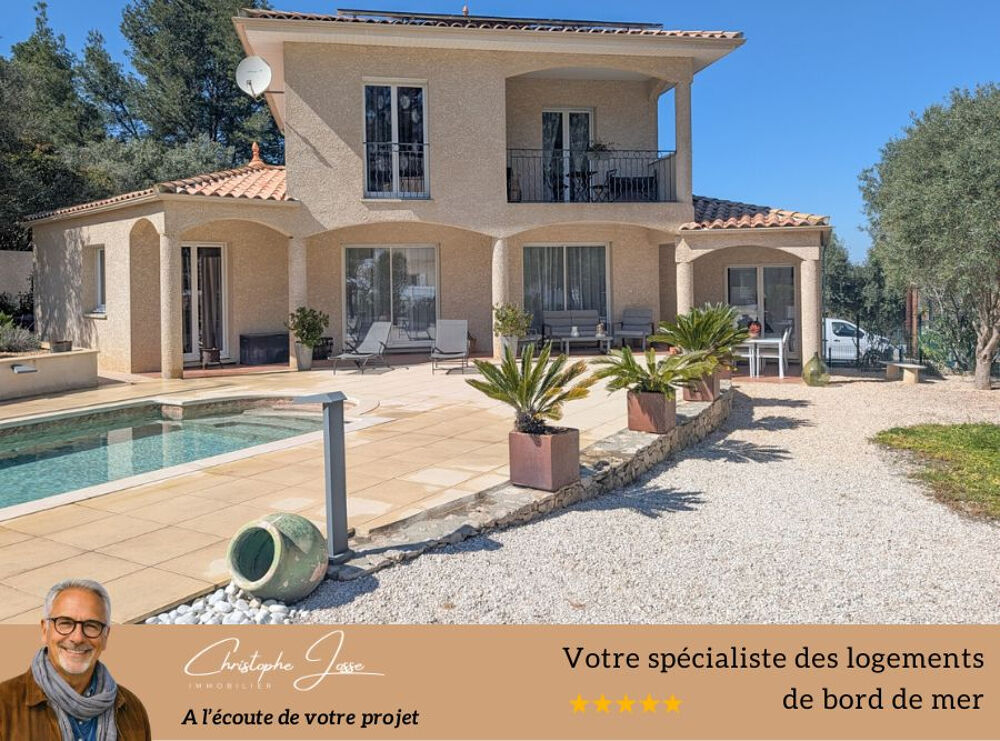 Maison d'architecte au charme provençal avec piscine, double garage
