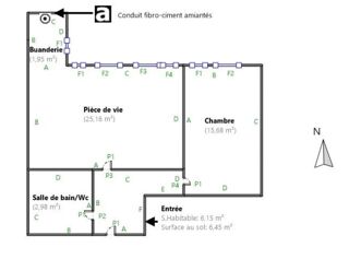  Appartement � vendre 2 pi�ces 51 m�