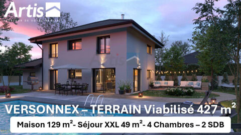  VERSONNEX - Maison neuve ARTIS 129 m� + Terrain 427 m� Maison - 5 pi�ce(s) - 129 m�