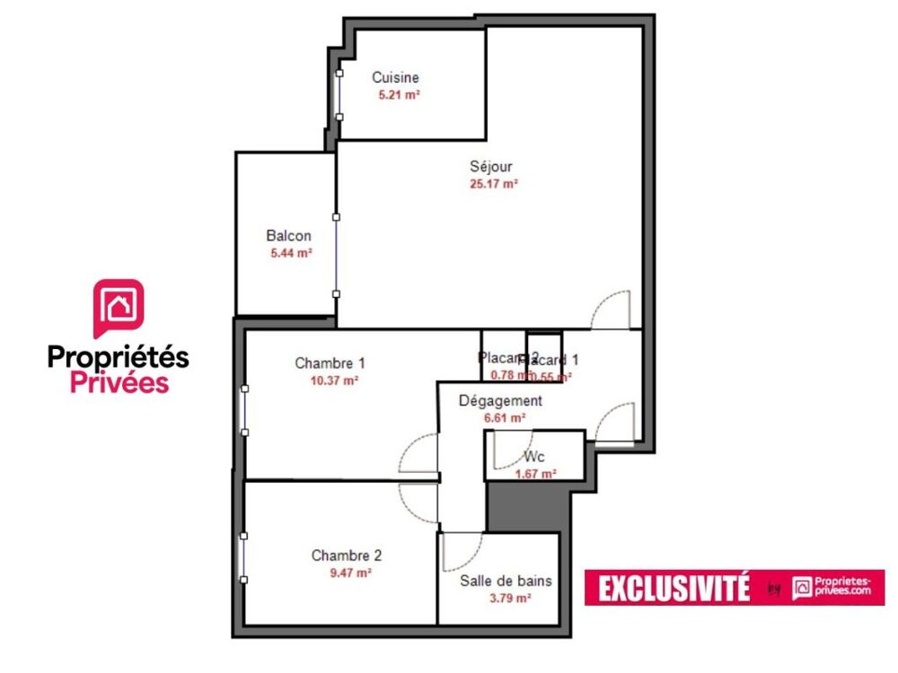 EXCLUSIVITÉ Secteur AGEN Jean Jaurès : Idéal Premier Achat ou Investissement, vaste T3 de 64 m² (DPE C) avec Grand Garage Privat