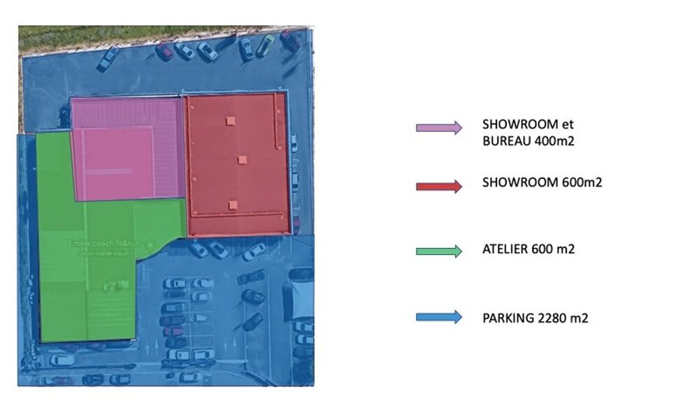   Occasion Exceptionnelle  Talant - Ensemble de locaux Commerciaux de 600m sur Parcelle de 4033 m ! 