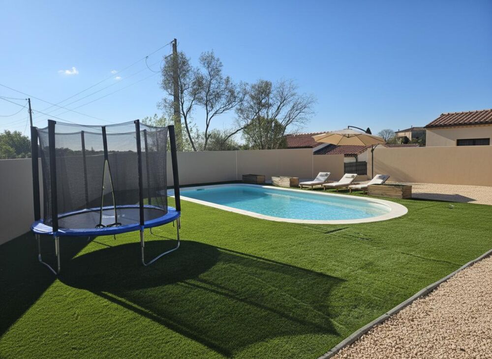 BOISSET et GAUJAC Confortable Villa de 101 M2, 3 Chambres tout confort avec piscine sur 620 M2 de terrain