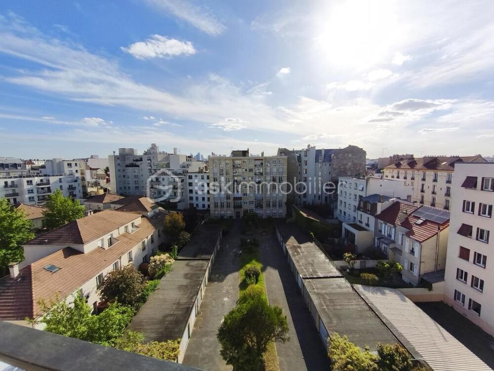 Vente Appartement 3 pièces lumineux au dernier étage avec vue dégagée et balcon Asnieres sur seine