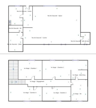  Maison � vendre 10 pi�ces 170 m�