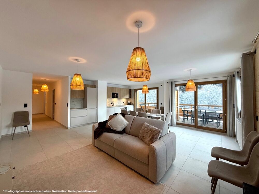 À vendre  Superbe appartement T4 de 106.72 m² avec balcon au coeur du village de Châtel (74)