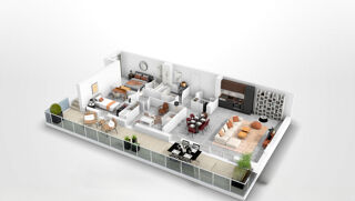  Appartement  vendre 4 pices 90 m