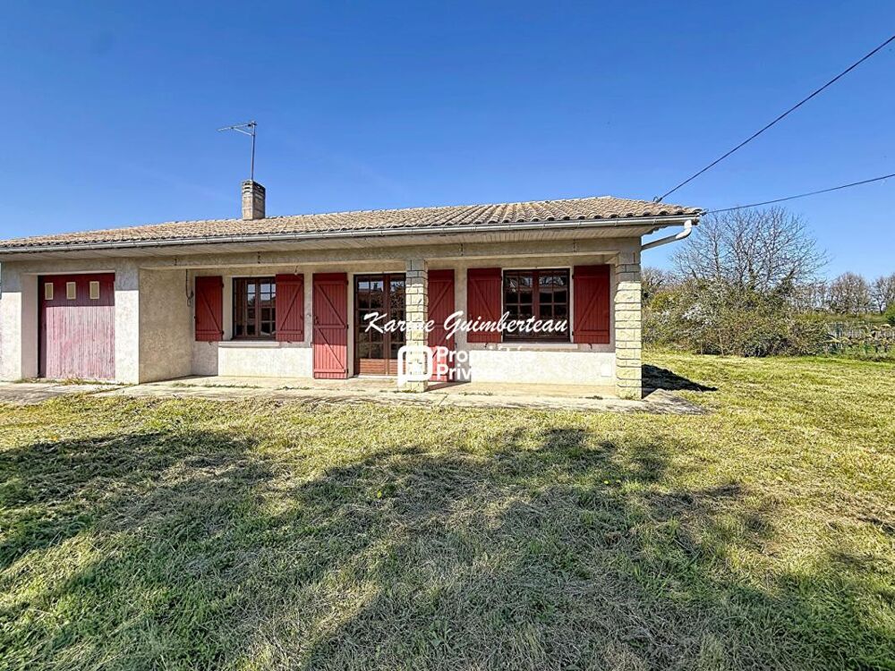 Vente Maison Maison Daignac 3 pièce(s) 67 m2 + garage + jardin Daignac