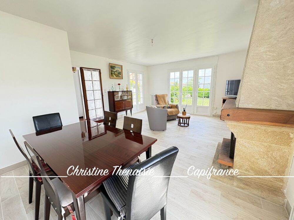 Maison à vendre 4 chambres dont 2 de plain-pied + 2 salles d'eau + 2 wc + Garage - Terrain piscinable SAINT HILAIRE DE RIEZ (85)