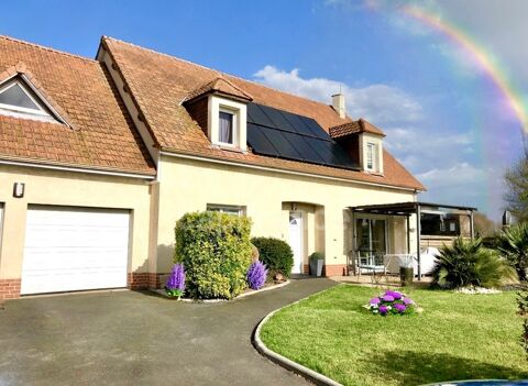 ***Entre Saint-Romain et Gonfreville***maison avec vie de plain-pied de 2006, 4 chambres, double garage et jardin 379000 Oudalle (76430)