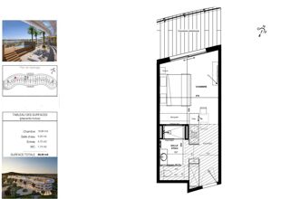  Appartement � vendre 1 pi�ce 29 m�