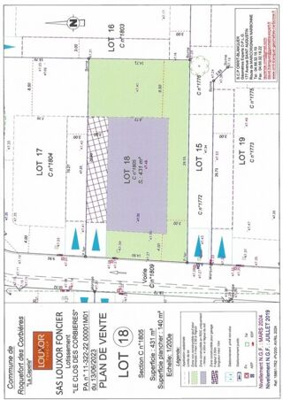  Terrain  vendre 