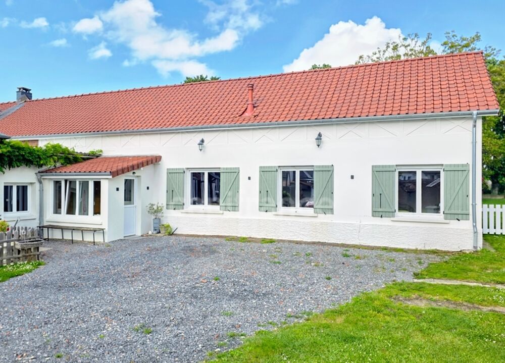 À VENDRE PROPRIÉTÉ DE CARACTÈRE PROCHE BAIE DE SOMME - DEUX HABITATIONS INDÉPENDANTES, GÎTE POSSIBLE à SAINT QUENTIN LA MOTTE CR