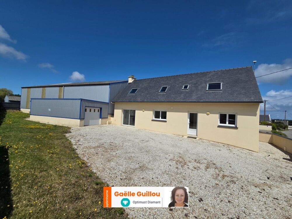 Vente Maison CLEDER : Maison traditionnelle de 108m² - vie de plain pied - Garage et jardin clos Cleder