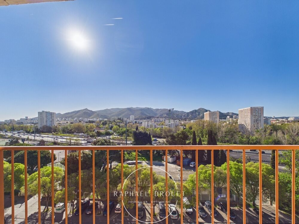MARSEILLE 11ème  LA POMME - APPARTEMENT T3/4  BALCON  PARKING  RESIDENCE FERMEE