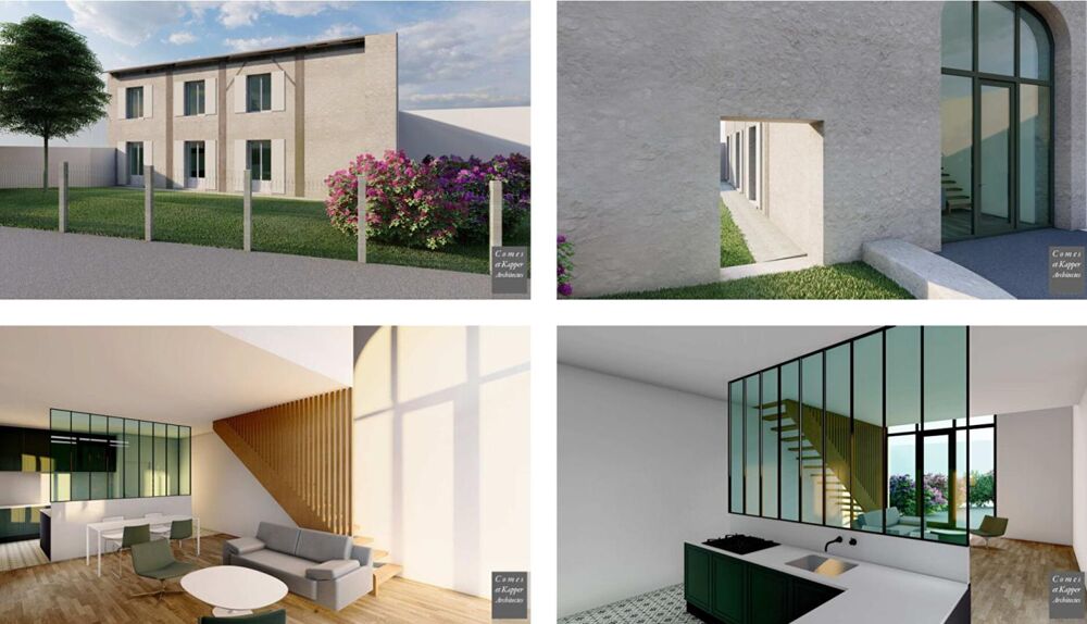 À vendre Grange à rénover avec permis accepté 101 m² - Val de Virvée