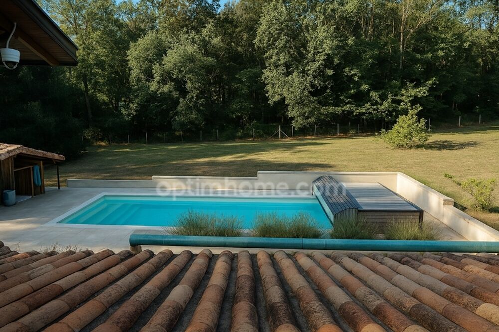 Maison darchitecte avec studio indépendant et vaste terrain boisé de 4 hectares