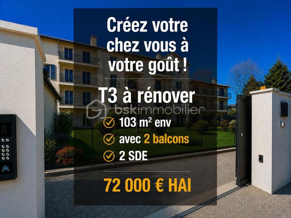 SAINT-CHRISTOL ((84) - Créez votre T3 sur mesure ! Plateau sous forme d'appartement de 103 m² env. situé au 1er étage avec ascen