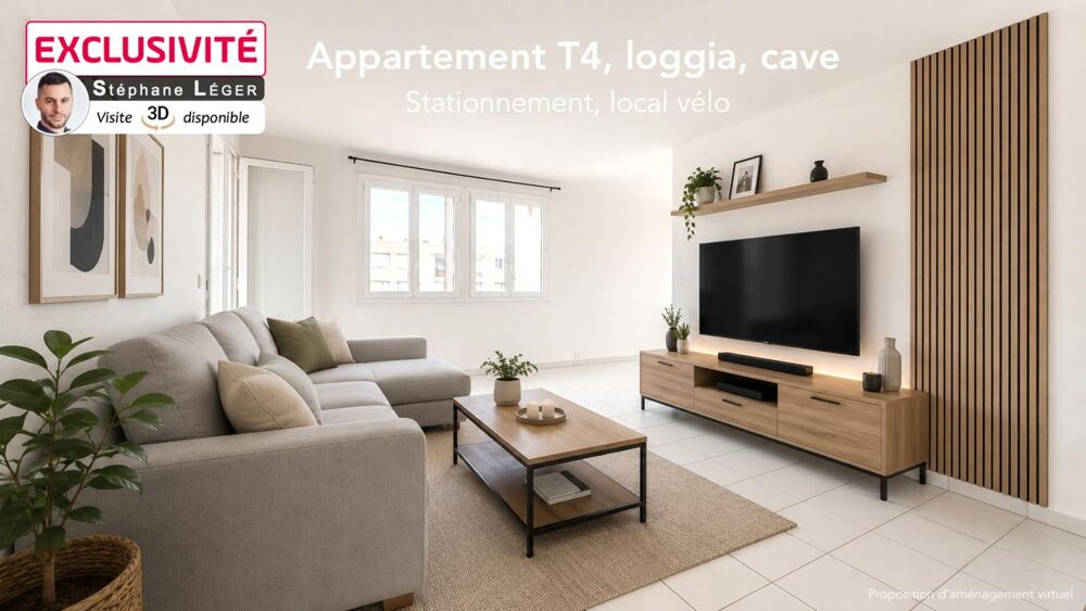 Appartement avec balcon - Montélimar 4 pièce(s) 82 m2