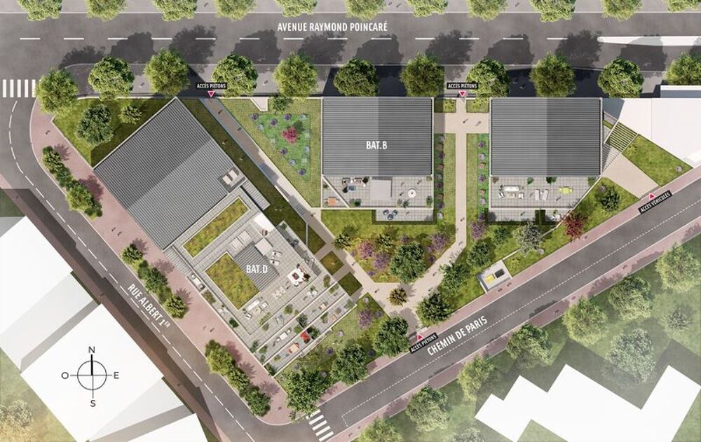 Vente Appartement studio neuf  vendre  SCEAUX (92330) d'une surface 39.86 m2 en rez-de-chausse Sceaux