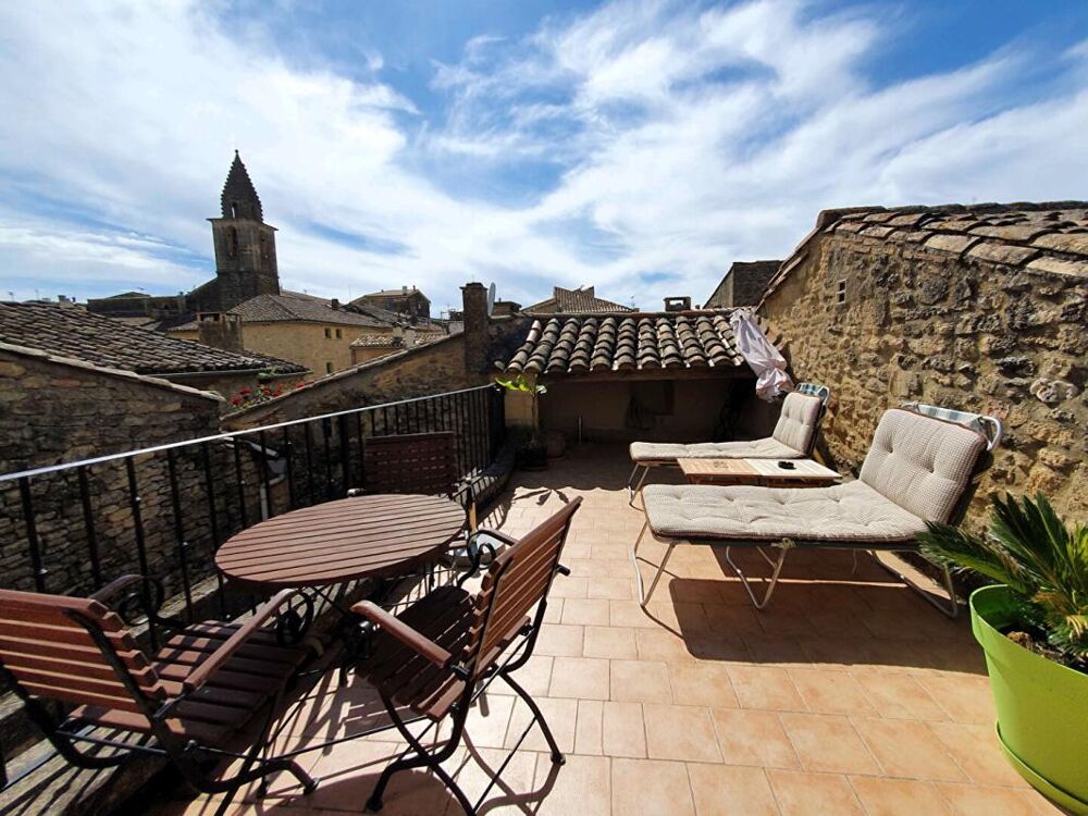 Vente Maison Maison de village en pierres avec terrasses Castillon du gard
