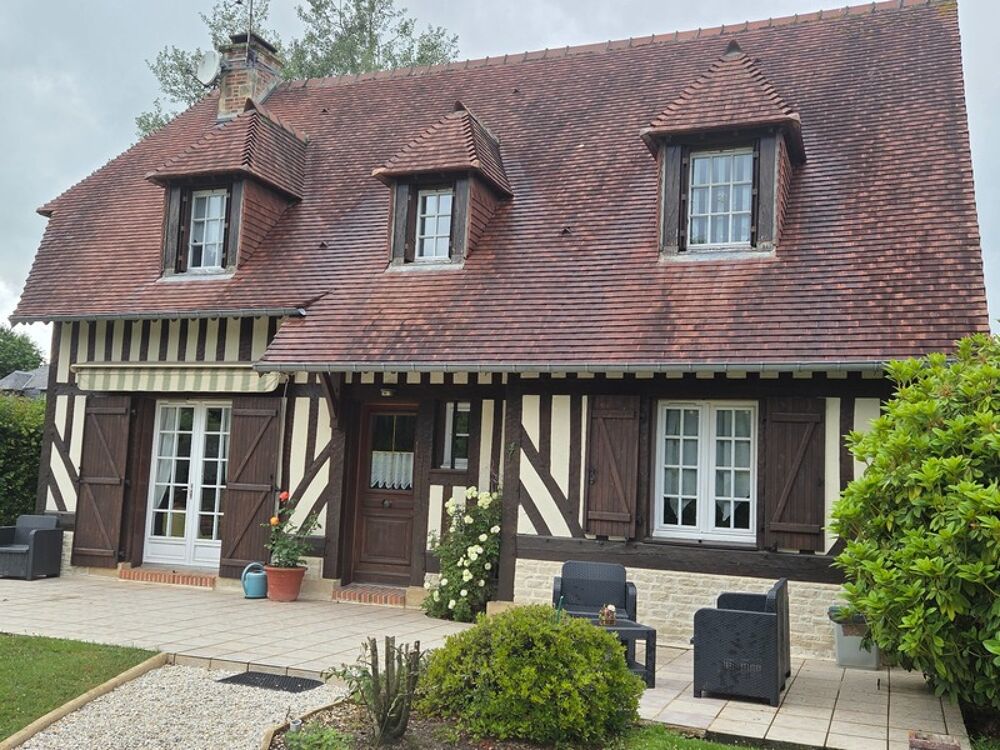 Vente Maison Charmante maison Normande de 135 M2 avec colombages et grand sous-sol 3 chambres à 15mn de Deauville Surville