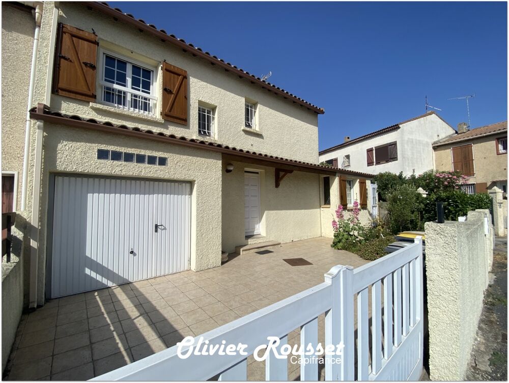 Béziers  Maison T6 de 126 m² avec terrasse et garage, quartier calme