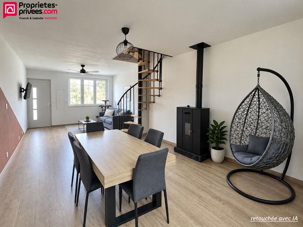 Maison rénovée - 4 chambres - jardin - 100 m2