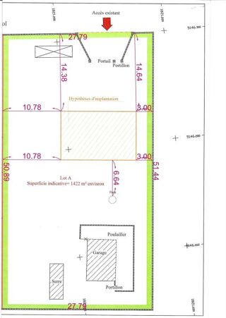  Terrain à vendre 1343 m²