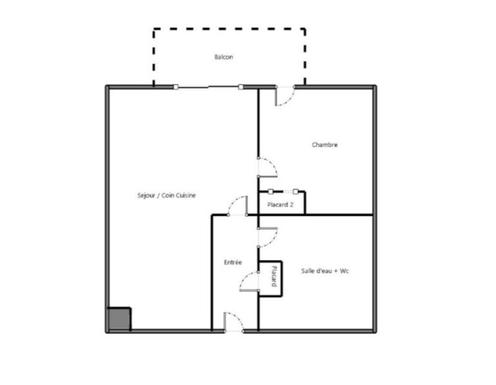 Appartement T2 proche centre ville-Idéal investisseur