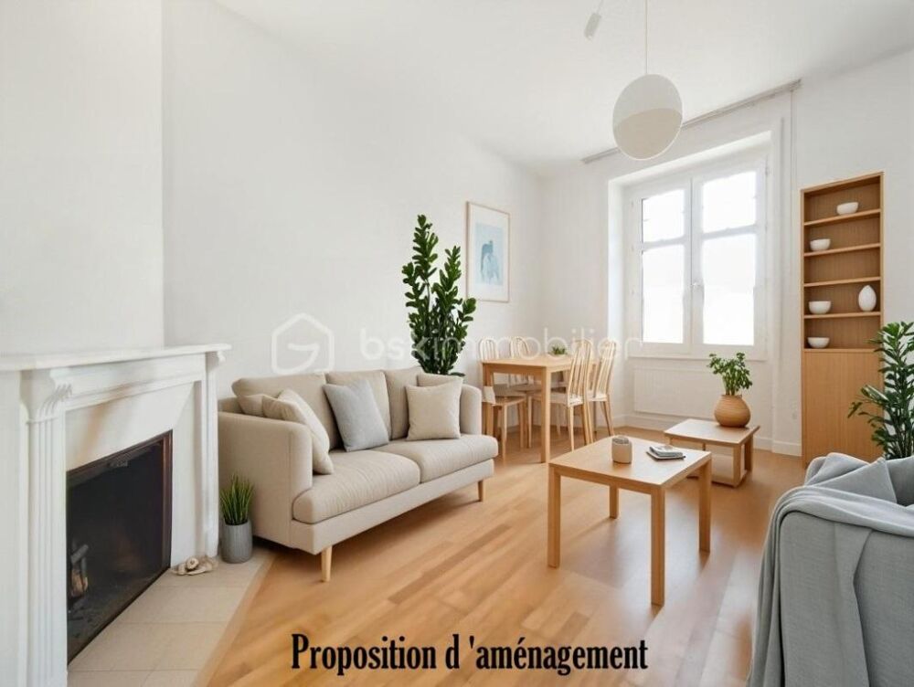 En exclusivité : T2 de charme style Art déco avec cave, cellier et jardin partagé  Rue de Nantes, Rennes