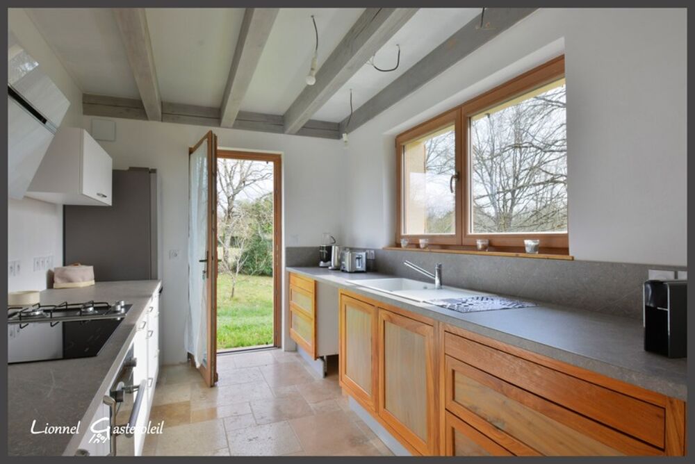 Maison à vendre 3 chambres dans un cadre champêtre à SAINT MEARD DE GURCON (24)
