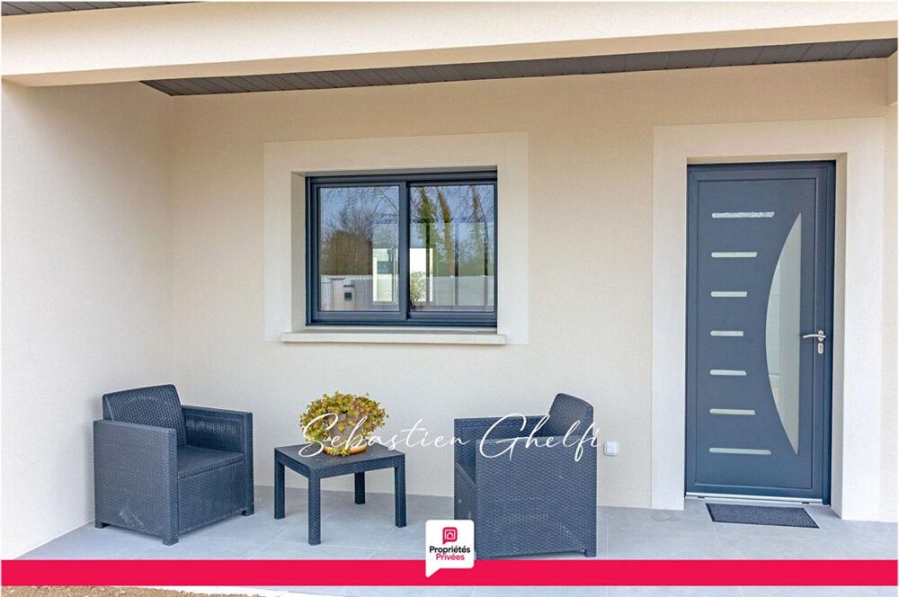 maison de plain-pied avec 3 chambres dont 1 parentale-garage-parcelle de 590 m²