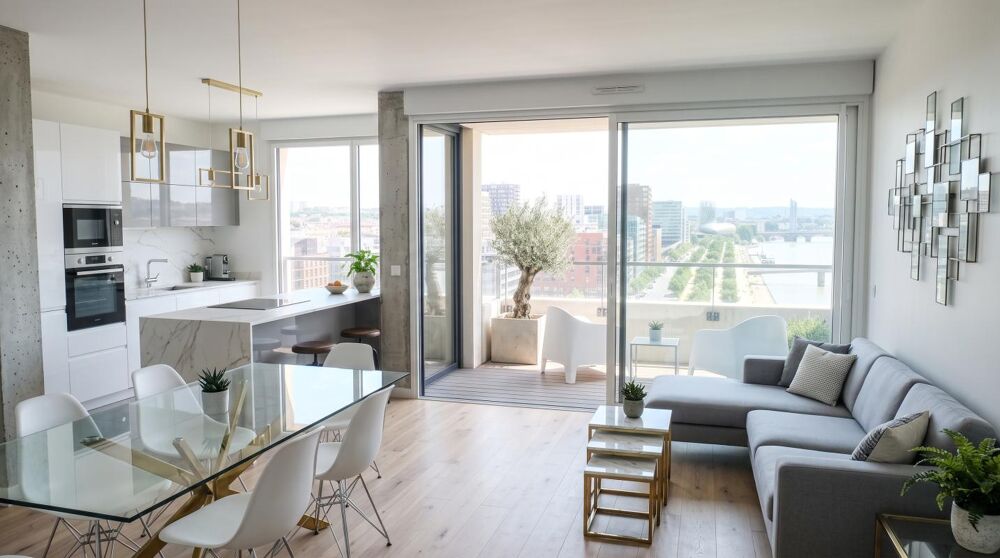 Vente Appartement ****Bel appartement en étage élevé sur les QUAIS avec BALCON et place de PARKING SECURISEE !!*** Bordeaux