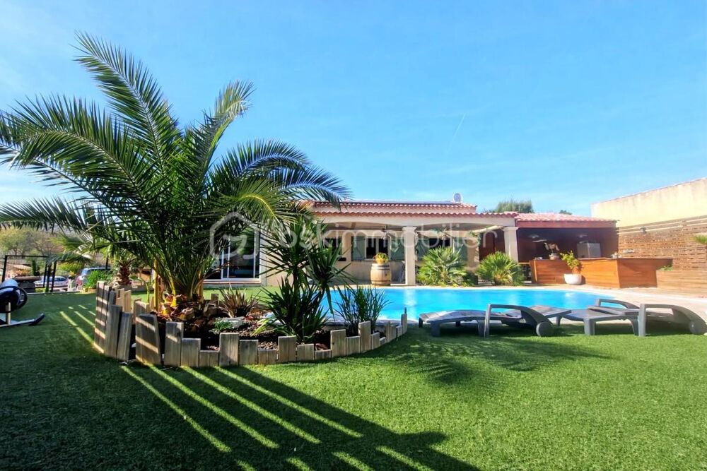 Villa plein pied avec piscine