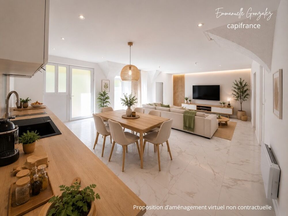 Maison de caractère entièrement rénovée 200m² ROUJAN (34)