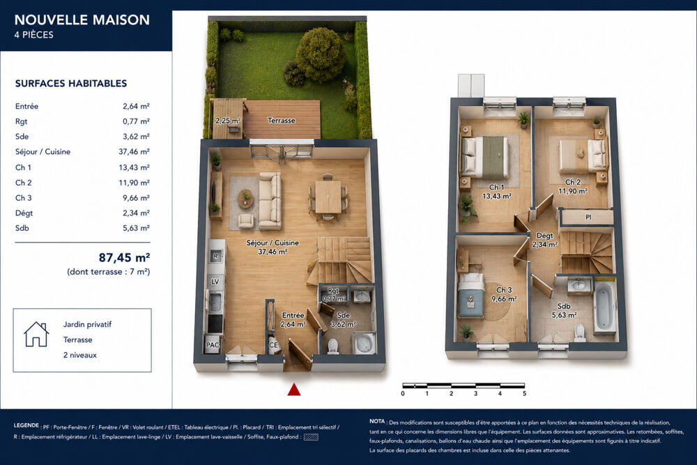 maison à vendre 4 pièces BOIS GUILLAUME (76)