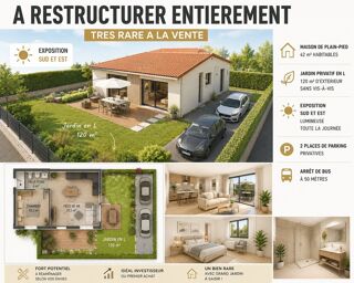  Remise / Grange à vendre 2 pièces 42 m²