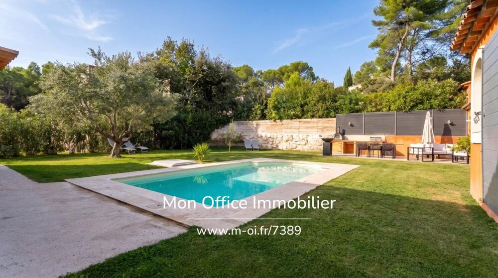 Vente Maison Référence : 7389-JDO - Maison familiale 4 chambres avec piscine et terrain de 1 260 m² à Venelles Aix en provence